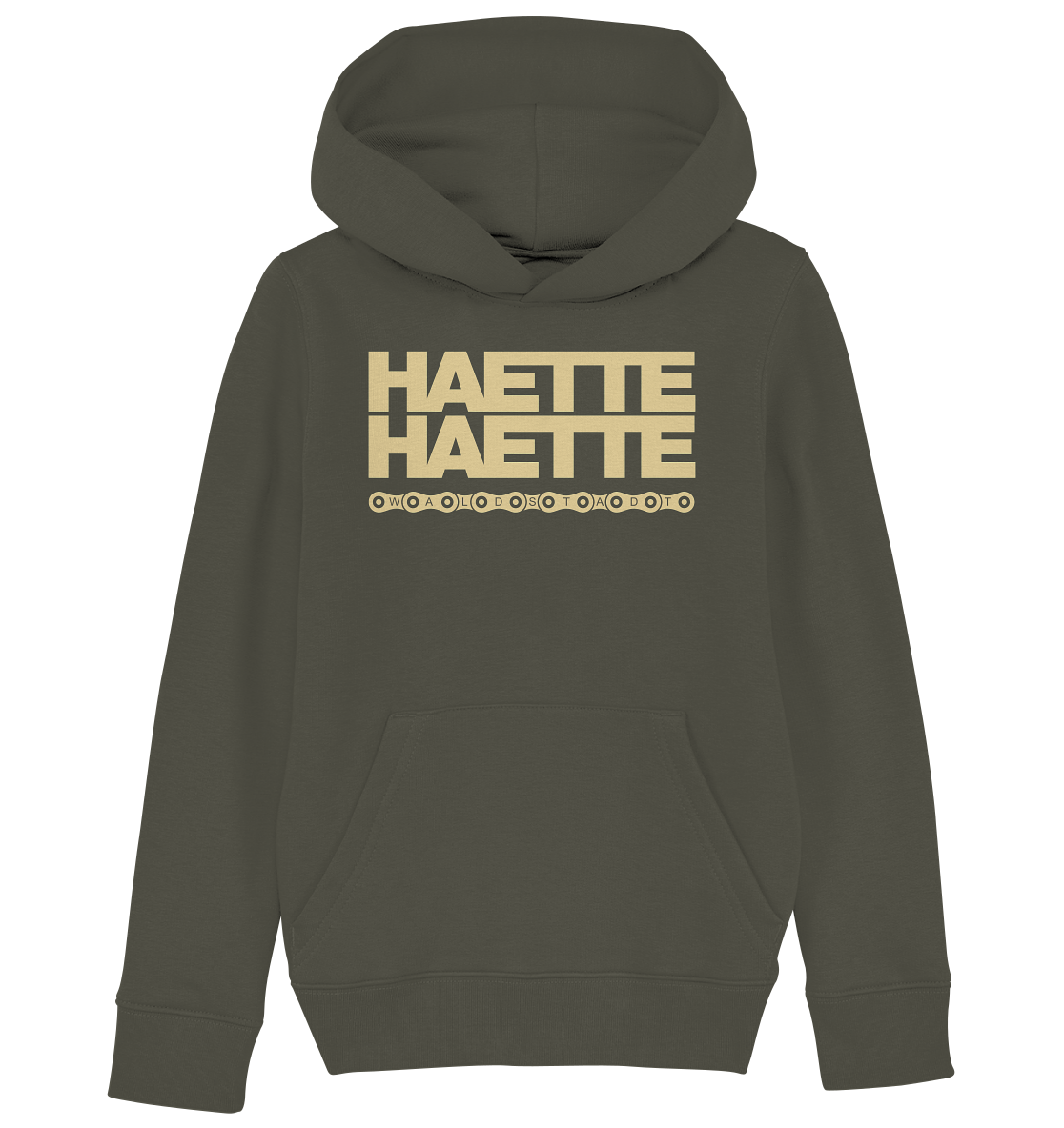 Haette Haette creme - Kids Organic Hoodie