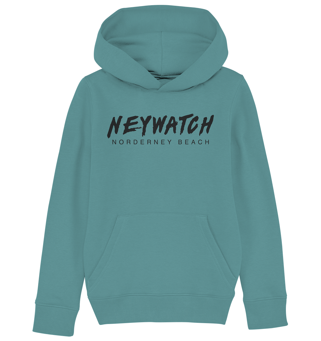 Norderney Beach black - Kids Organic Hoodie