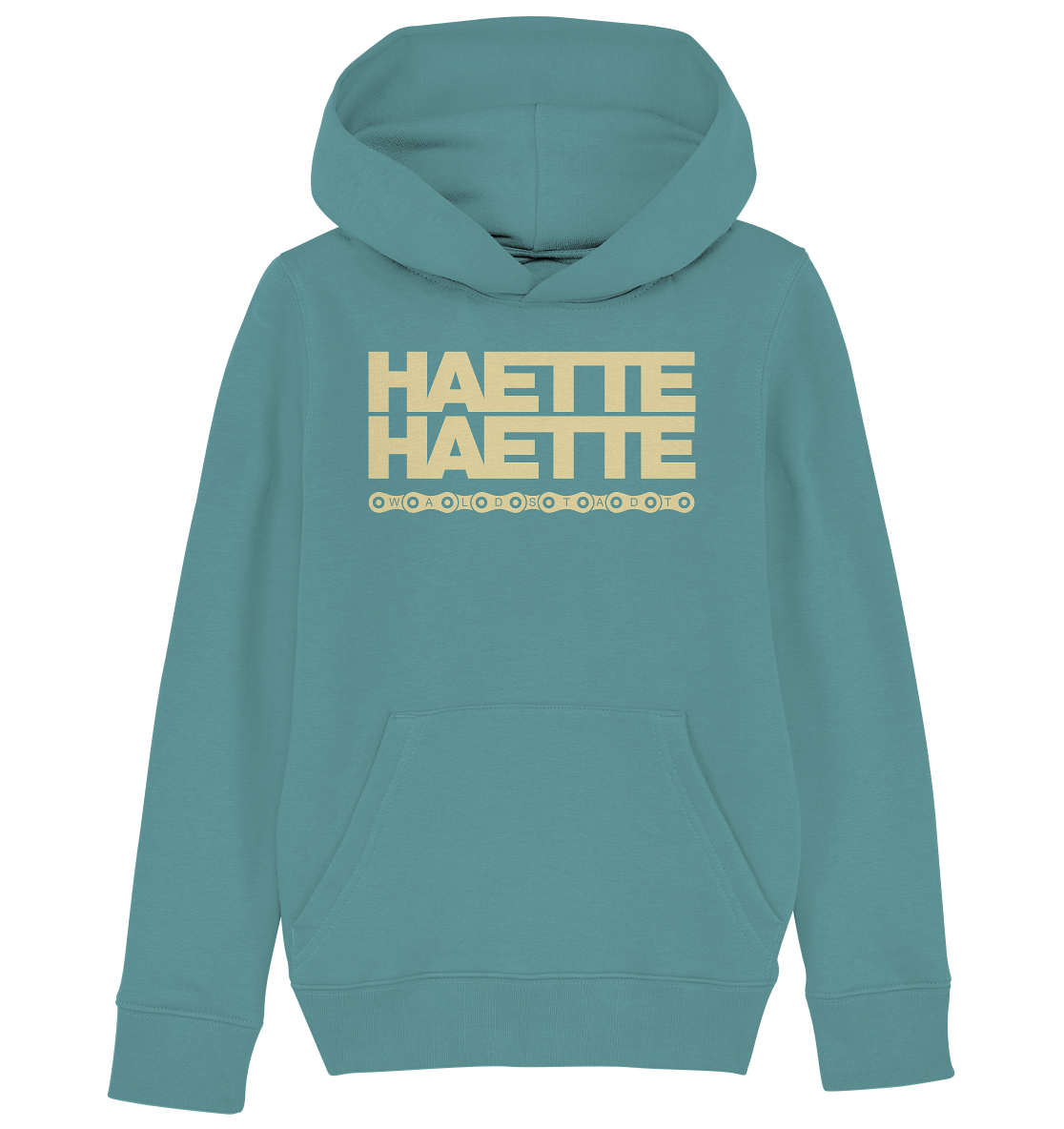 Haette Haette creme - Kids Organic Hoodie