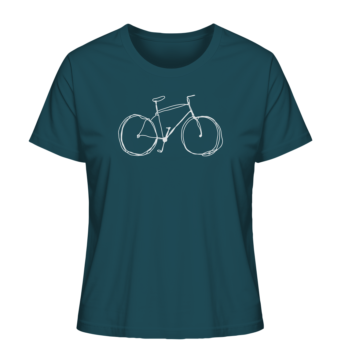 Kritzelfahrrad - Ladies Organic Shirt