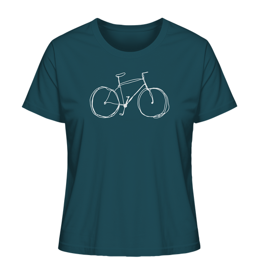 Kritzelfahrrad - Ladies Organic Shirt