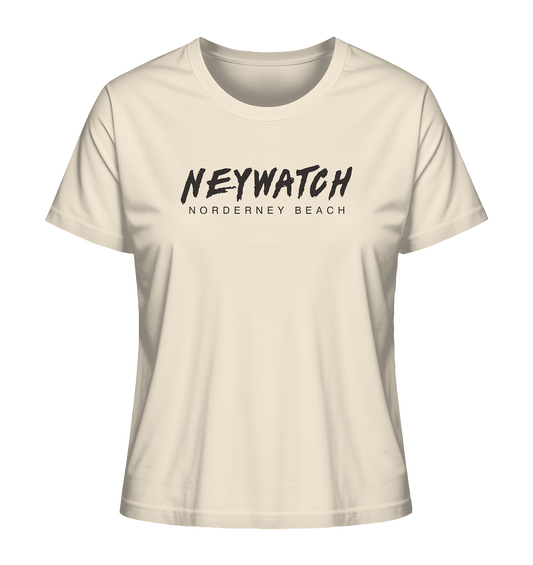 Norderney Beach black - Ladies Organic Shirt