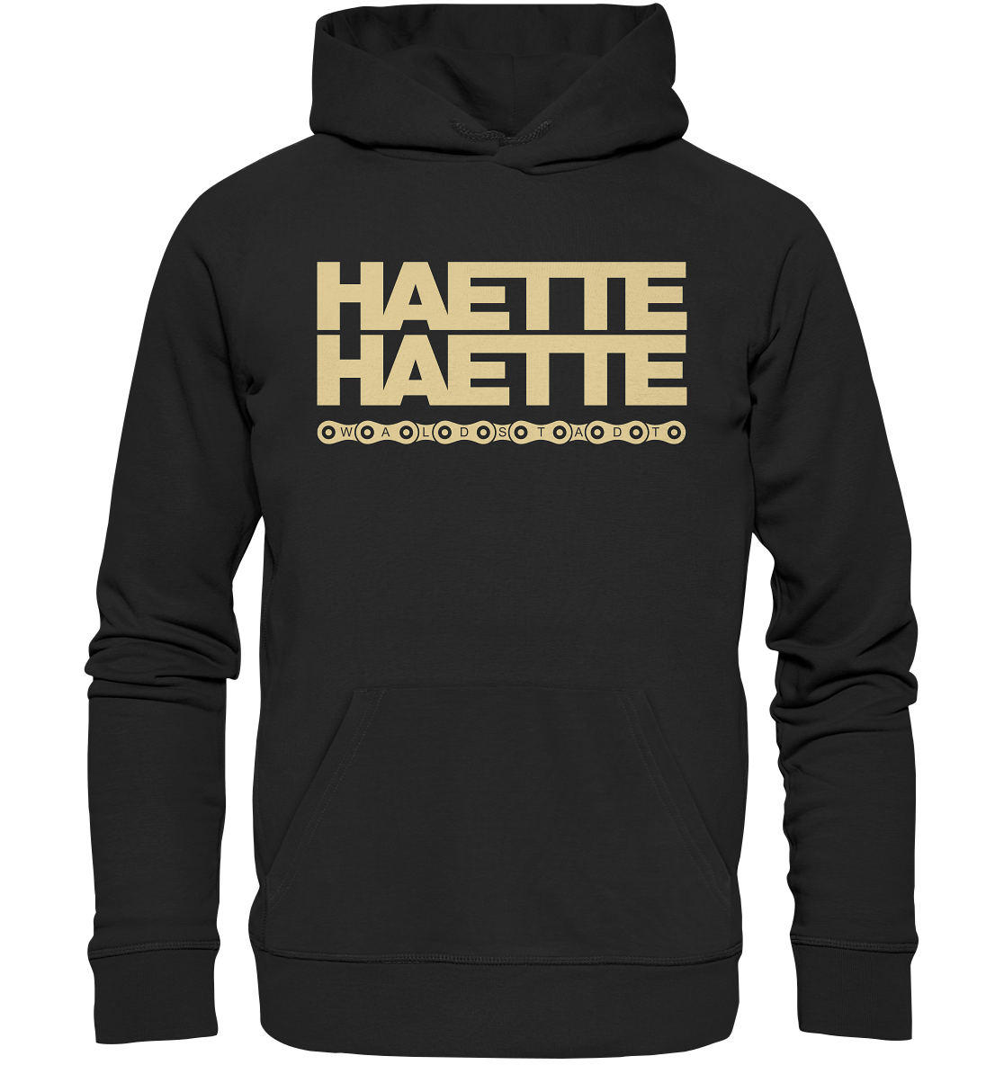 Haette Haette creme - Organic Hoodie