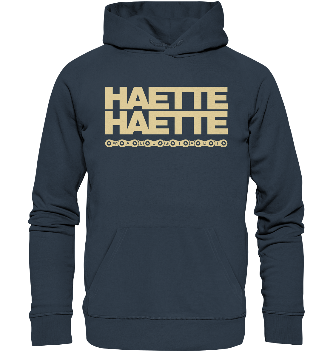 Haette Haette creme - Organic Hoodie