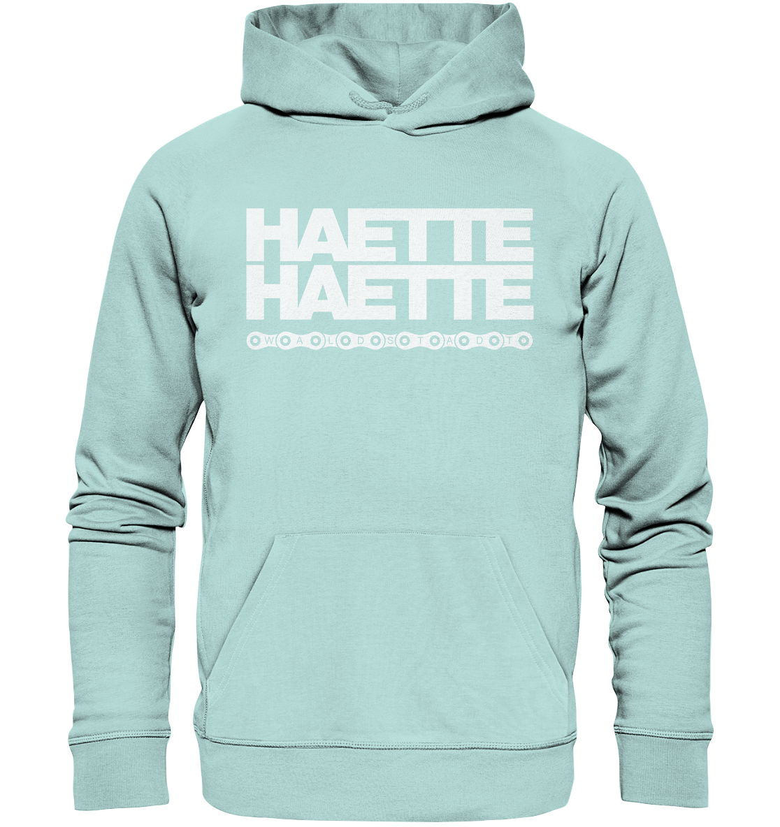 Haette Haette weiß - Organic Hoodie