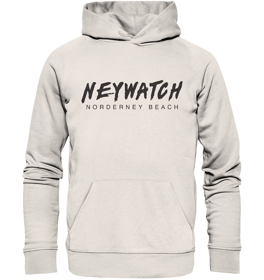Norderney Beach black - Organic Hoodie