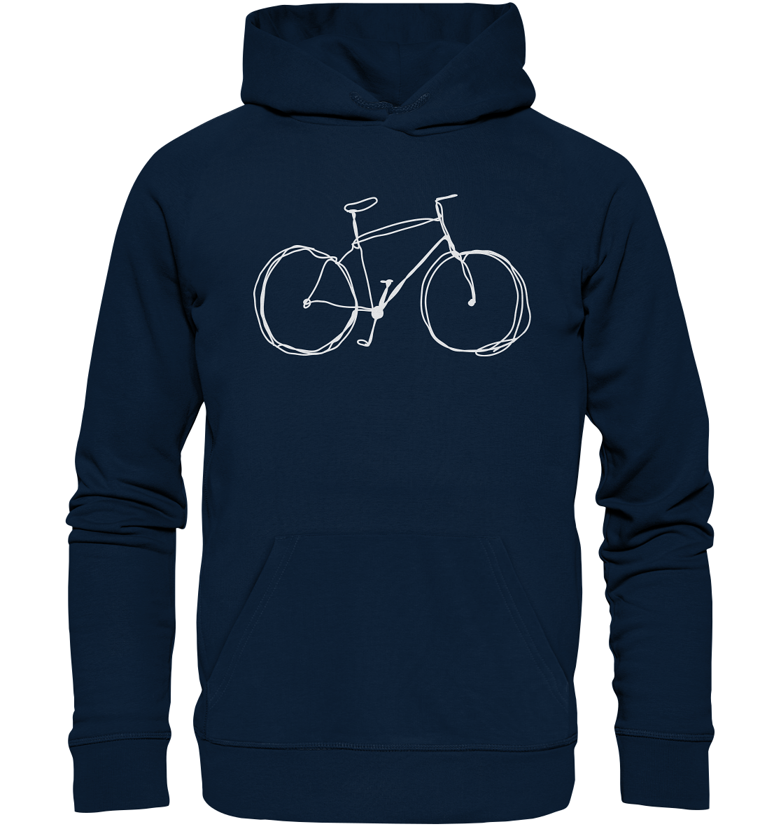 Kritzelfahrrad - Organic Heavy Hoodie
