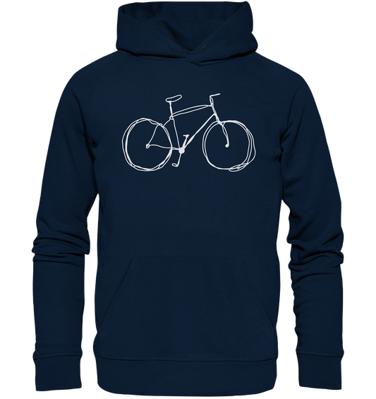 Kritzelfahrrad - Organic Heavy Hoodie