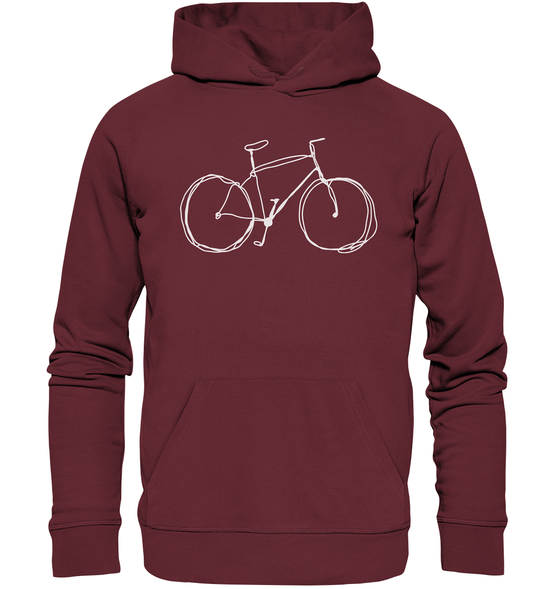 Kritzelfahrrad - Organic Heavy Hoodie