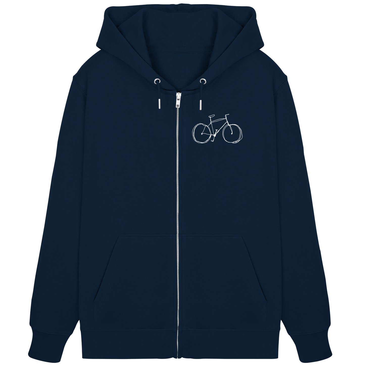 Kritzelfahrrad - Organic Zipper