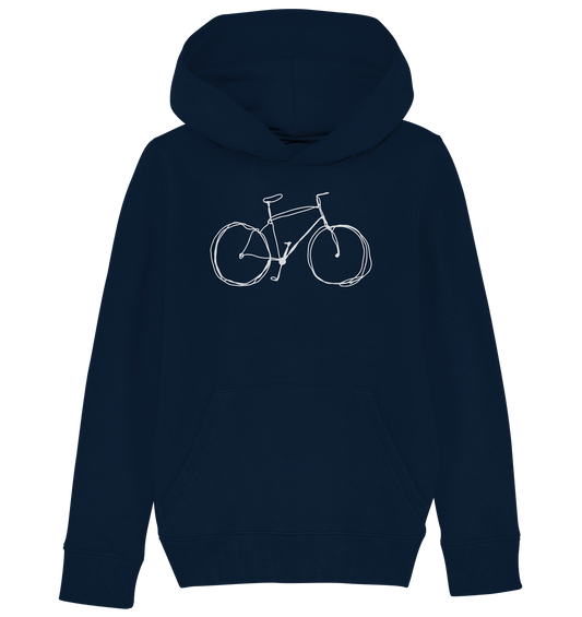 Kritzelfahrrad - Kids Organic Hoodie
