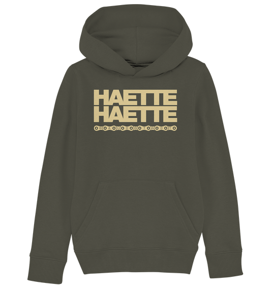 Haette Haette creme - Kids Organic Hoodie