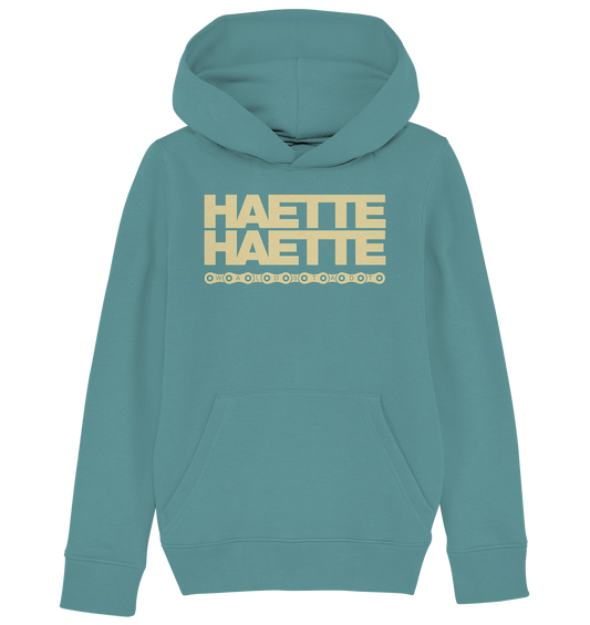 Haette Haette creme - Kids Organic Hoodie